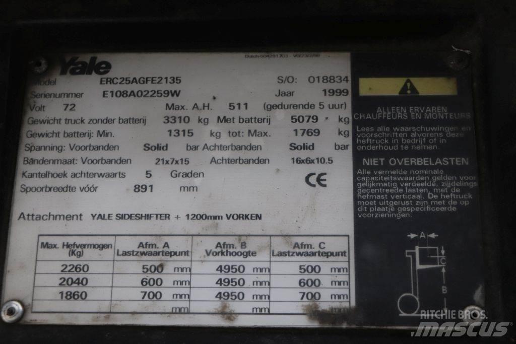 Yale ERC25AGF Wózki elektryczne