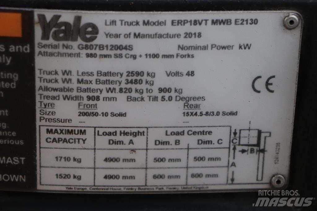 Yale ERP18VT Wózki elektryczne