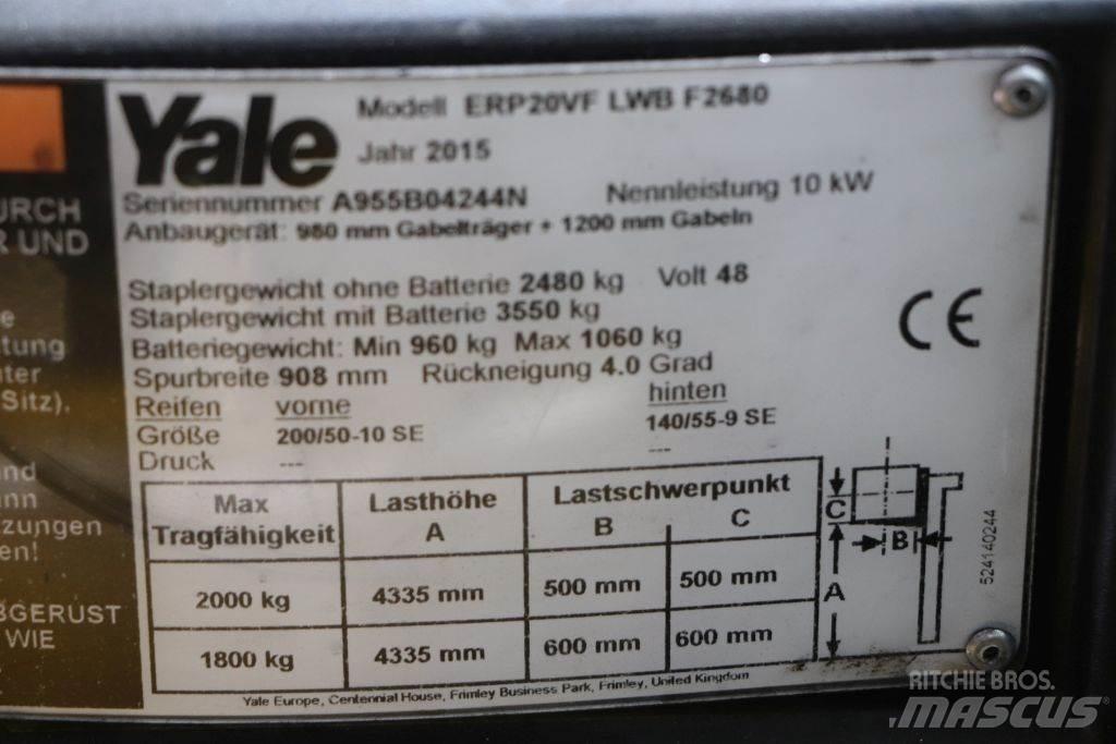 Yale ERP20VF Wózki elektryczne