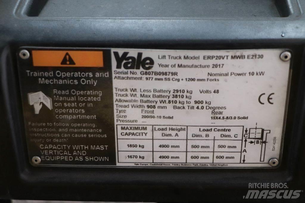 Yale ERP20VT Wózki elektryczne