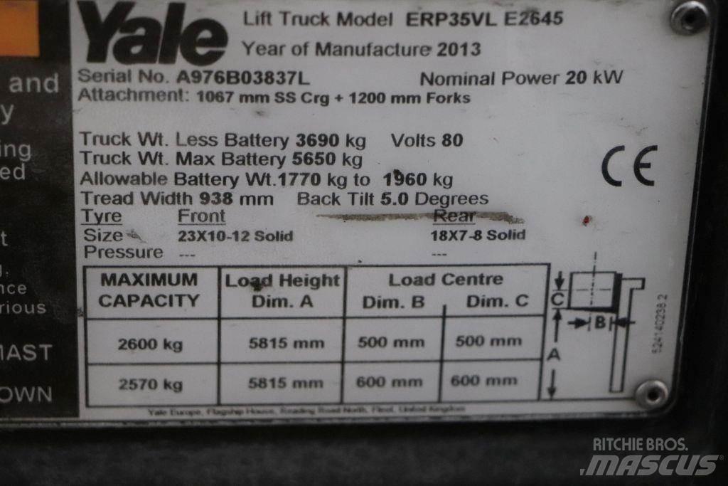 Yale ERP35VL Wózki elektryczne