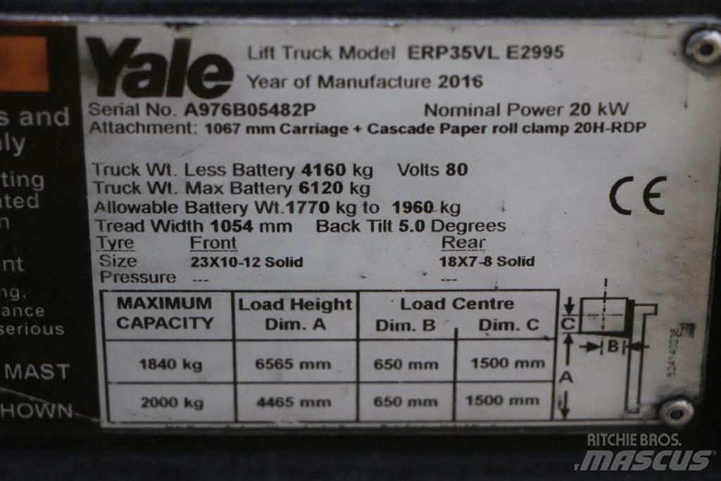 Yale ERP35VL Wózki elektryczne