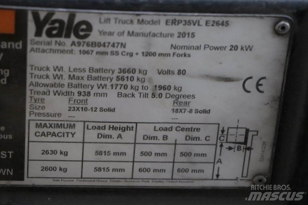 Yale ERP35VL Wózki elektryczne