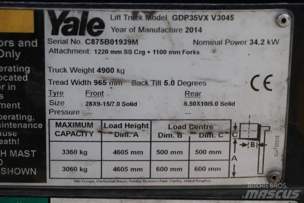 Yale GDP35VX Wózki Diesla