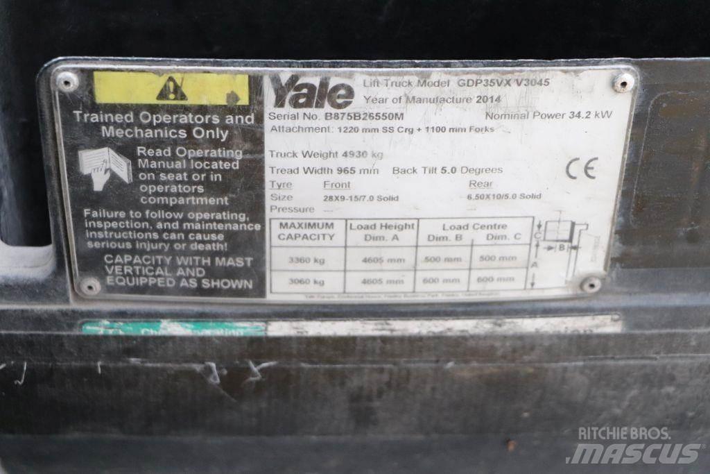Yale GDP35VX Wózki Diesla