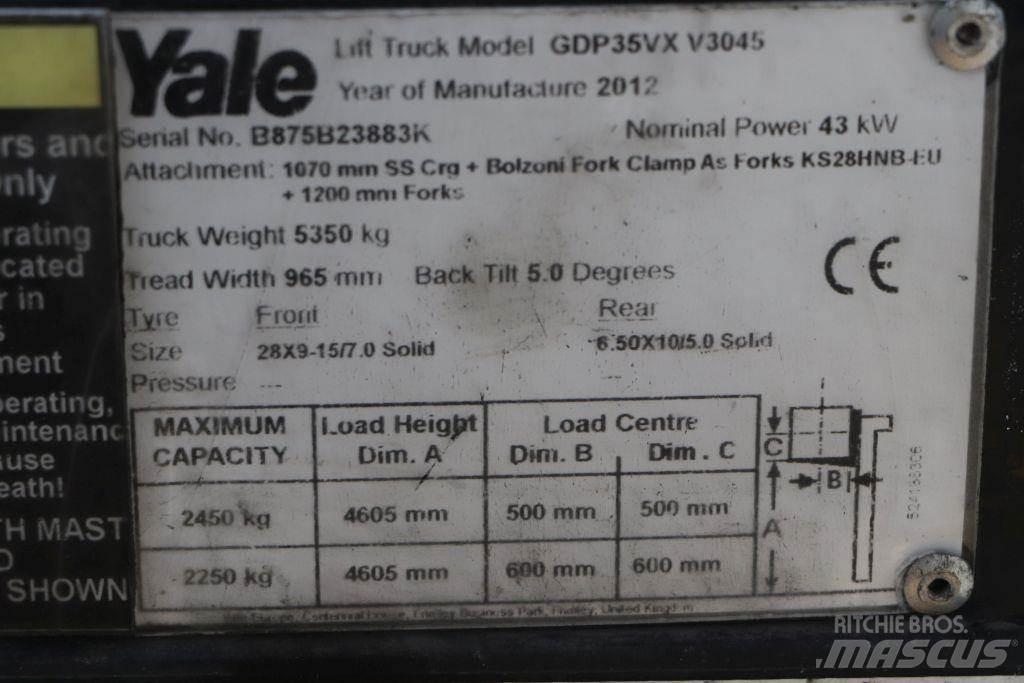 Yale GDP35VX Wózki Diesla