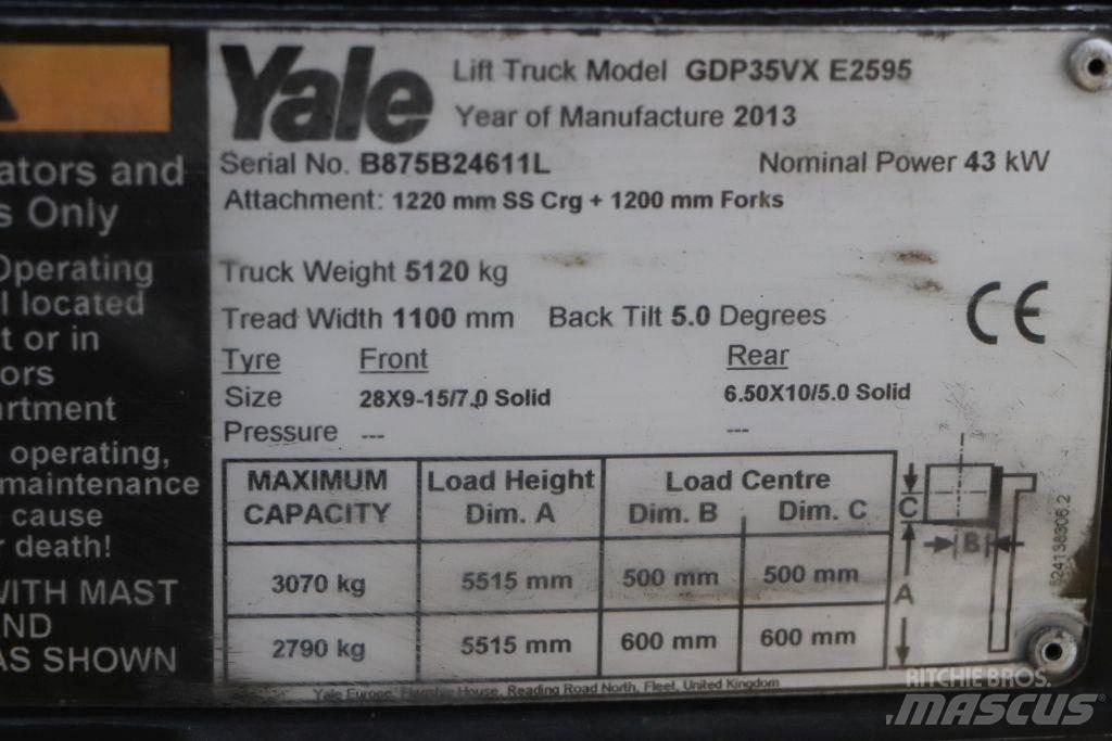 Yale GDP35VX Wózki Diesla