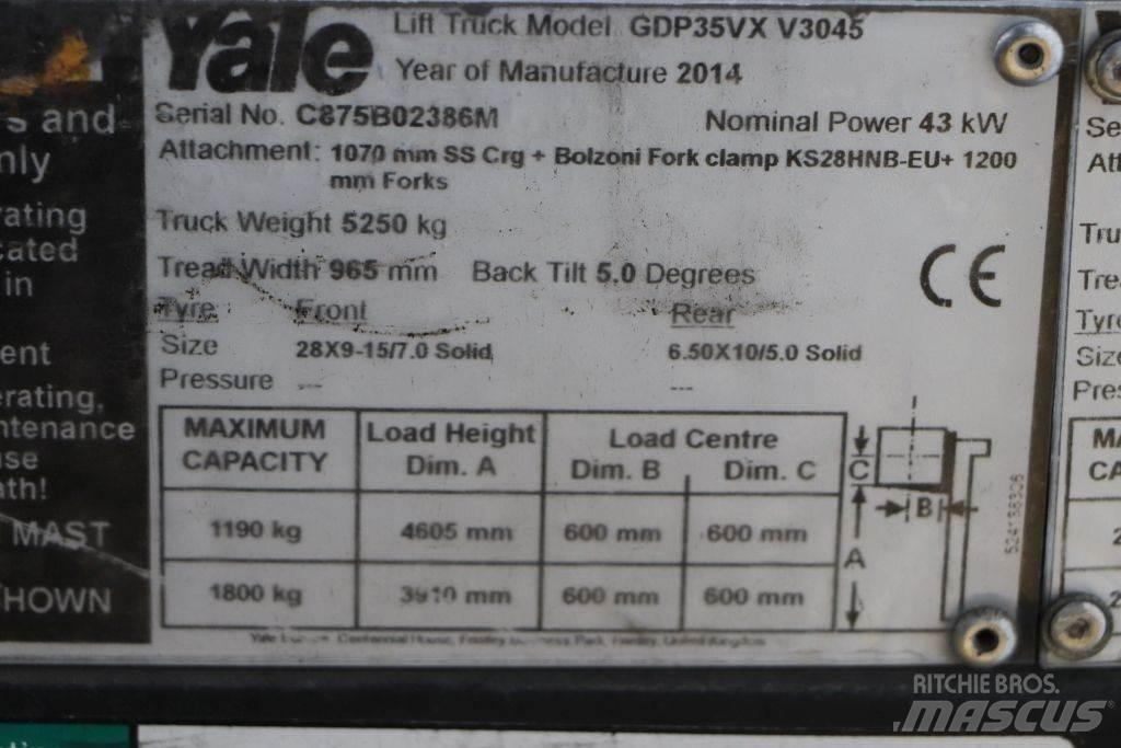 Yale GDP35VX Wózki Diesla