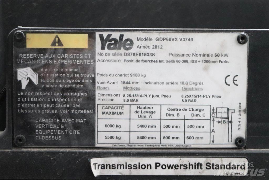 Yale GDP60VX Wózki Diesla