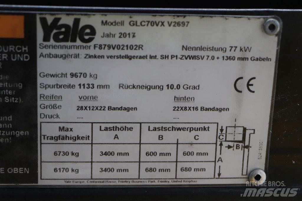 Yale GLC70VX Wózki LPG