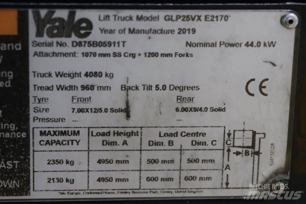 Yale GLP25VX Wózki LPG