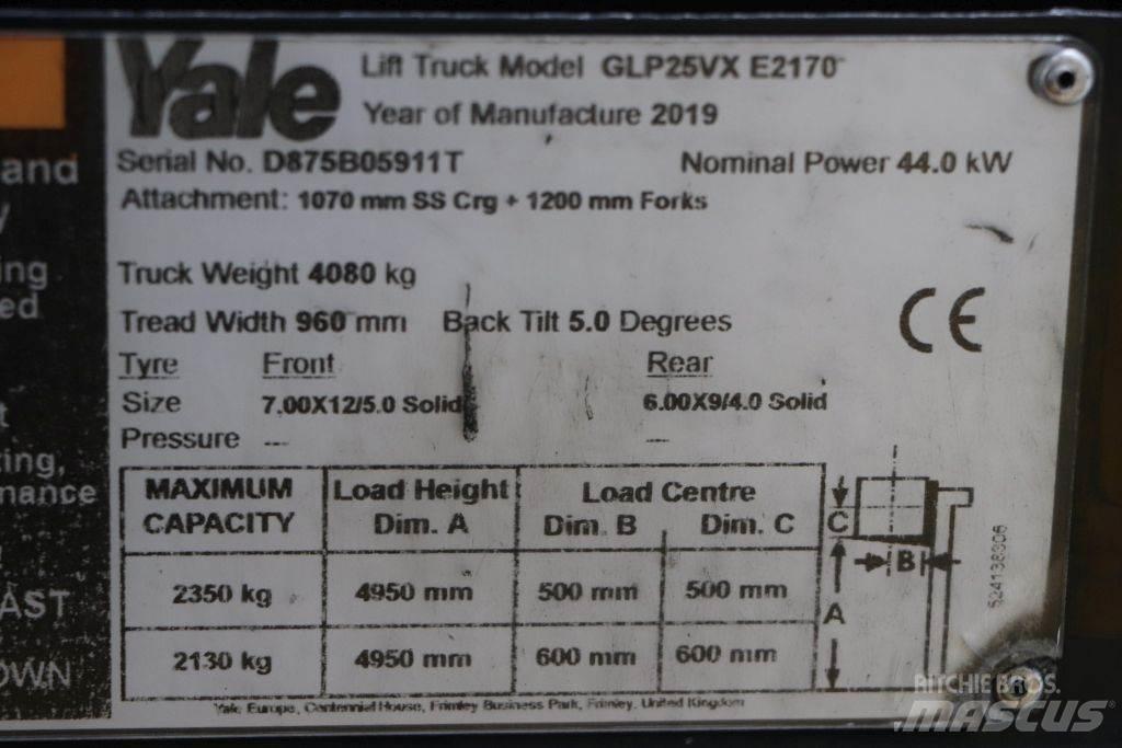 Yale GLP25VX Wózki LPG
