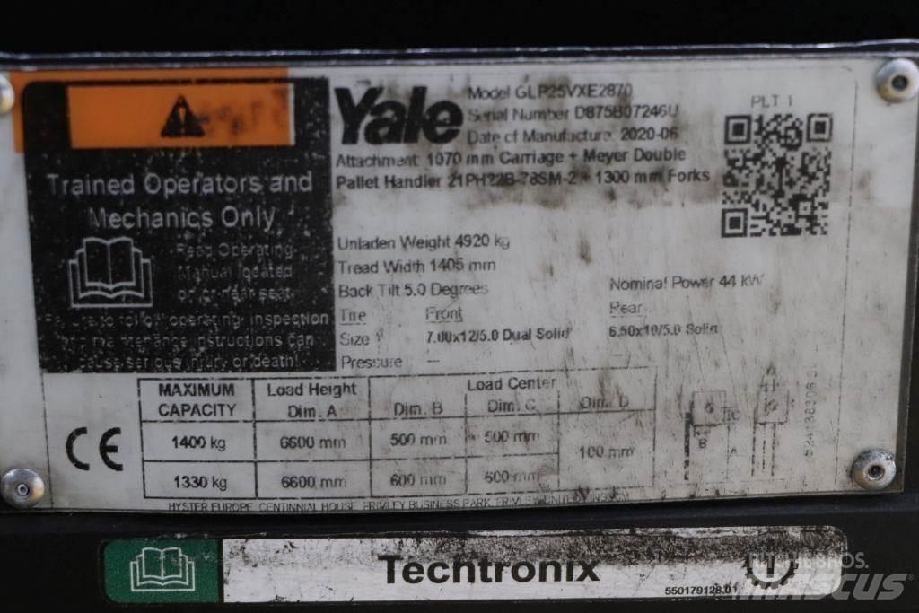 Yale GLP25VX Wózki LPG