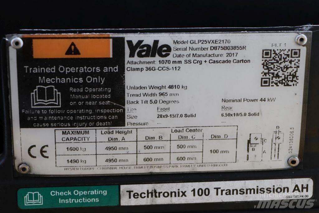 Yale GLP25VX Wózki LPG