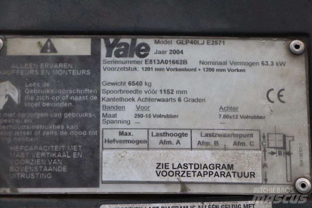 Yale GLP40LJ Wózki LPG