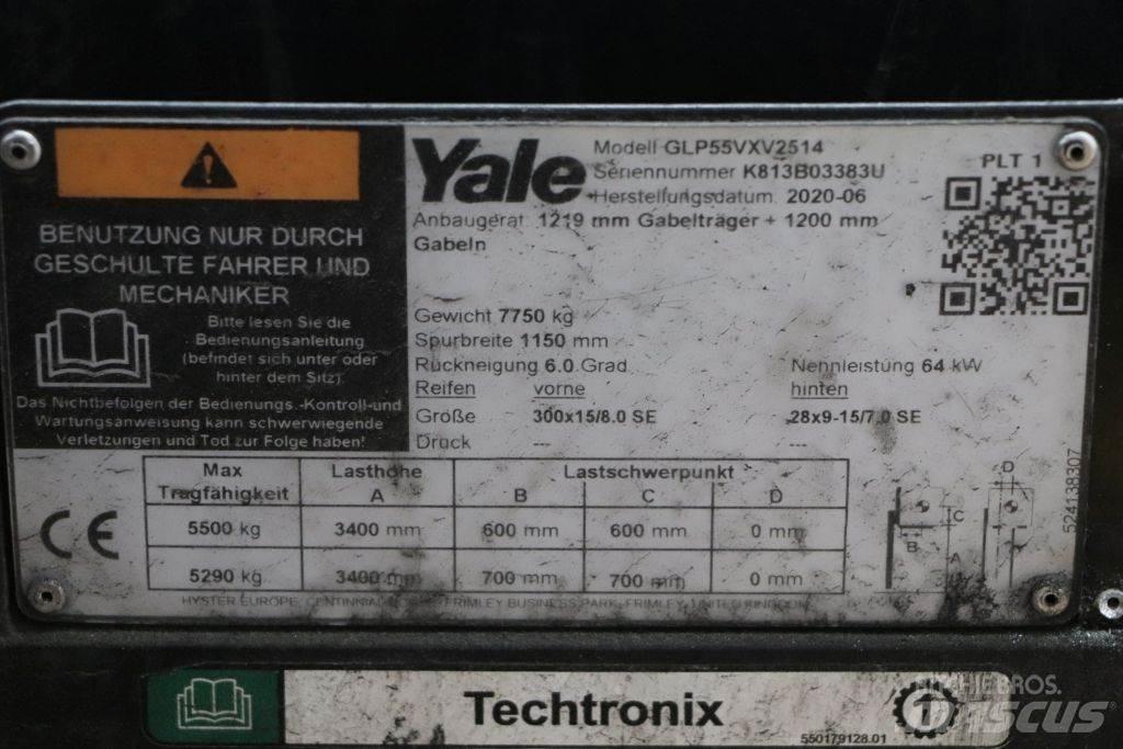 Yale GLP55VX Wózki LPG