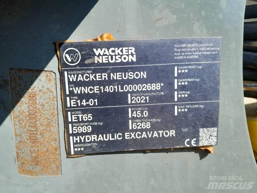 Wacker Neuson ET 65 Koparki gąsienicowe