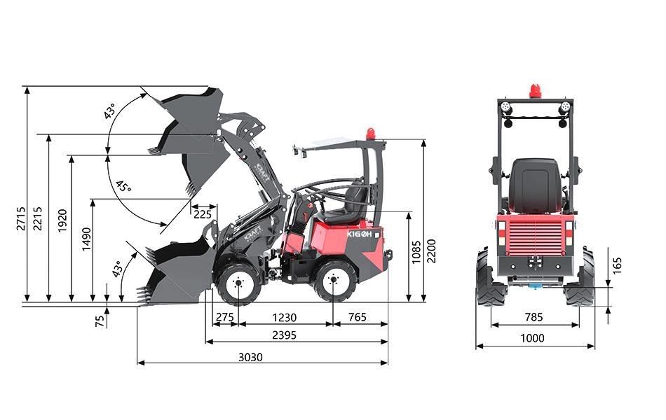Kraft K160H Ładowarki kołowe