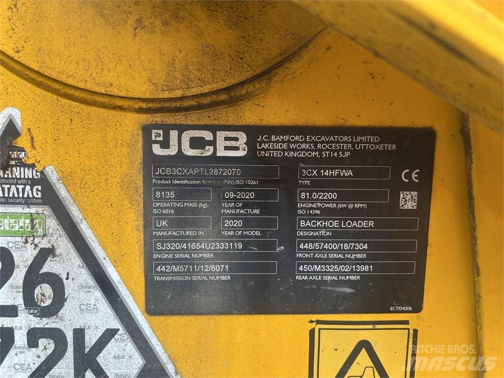 JCB 3 CX Koparko-ładowarki