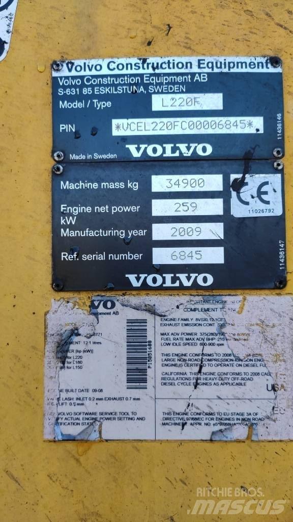 Volvo L 220 F Ładowarki kołowe