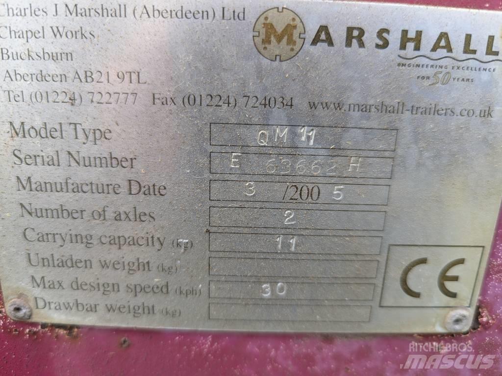 Marshall QM11 Przyczepy zbożowe