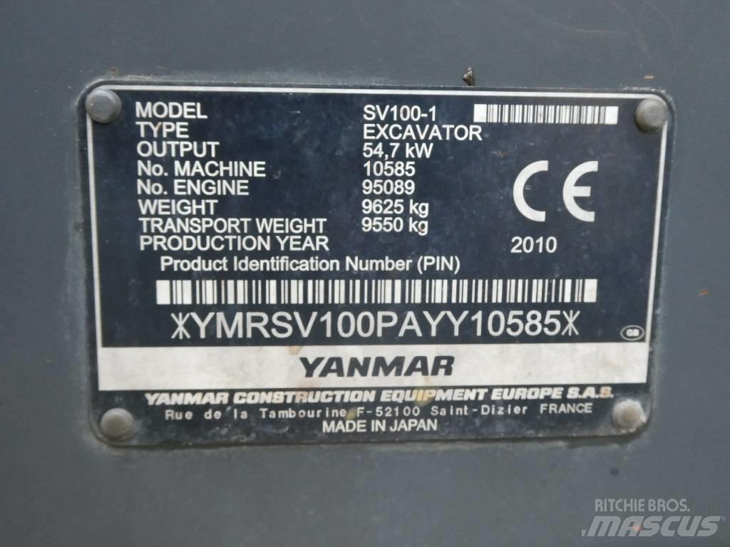Yanmar SV 100-1 Midikoparki  7t - 12t