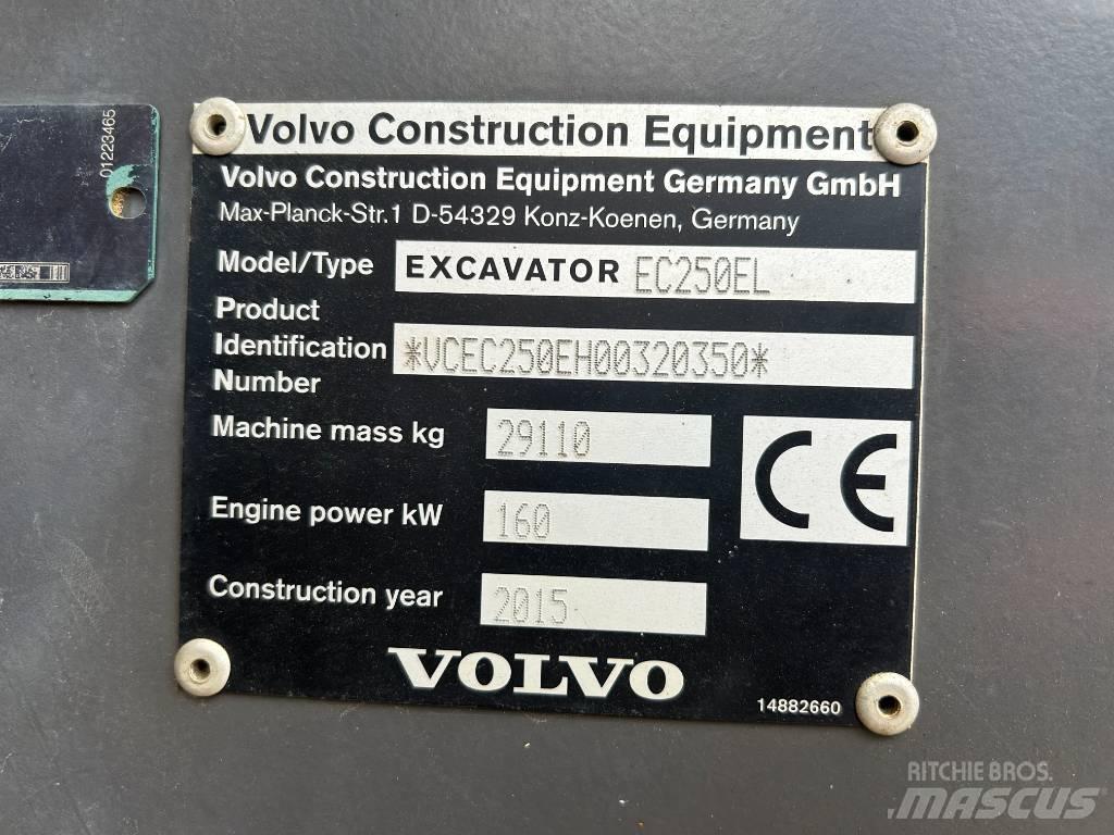 Volvo EC 250 EL Koparki gąsienicowe