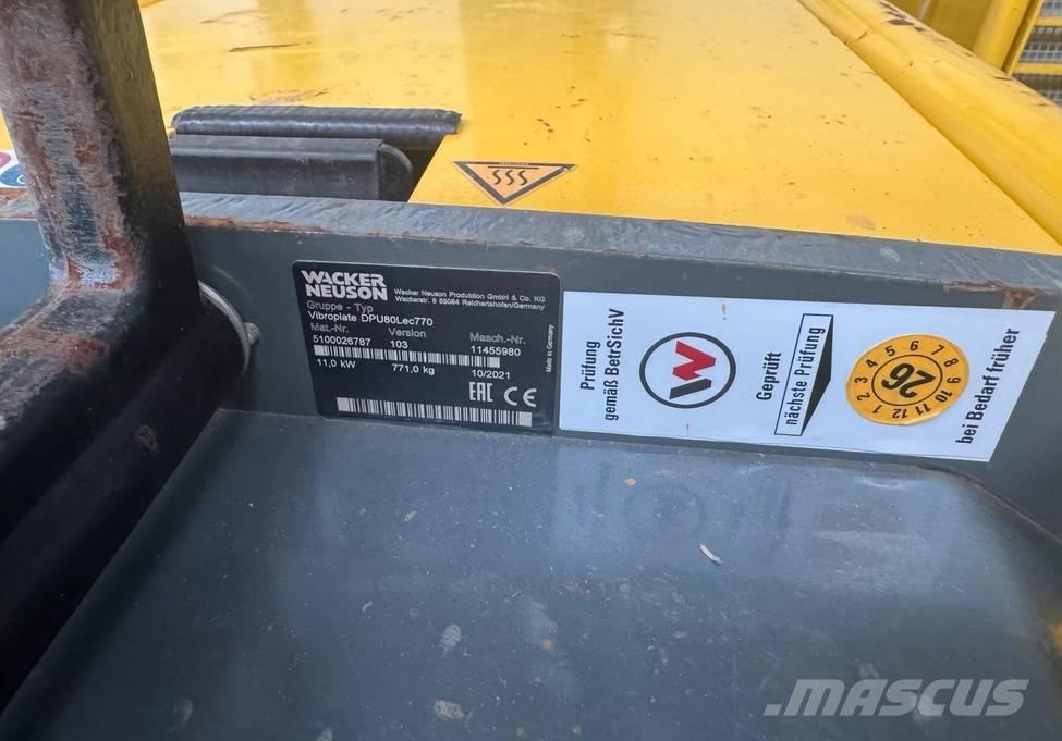 Wacker Neuson DPU 80 Ubijaki wibracyjne