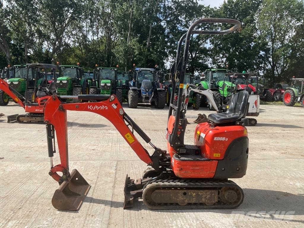 Kubota K 008-3 Minikoparki
