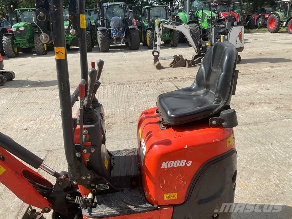 Kubota K 008-3 Minikoparki