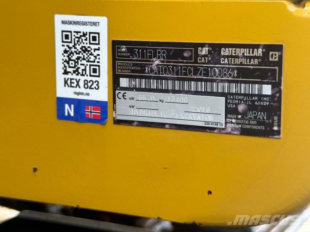 CAT 311 F LRR Koparki gąsienicowe