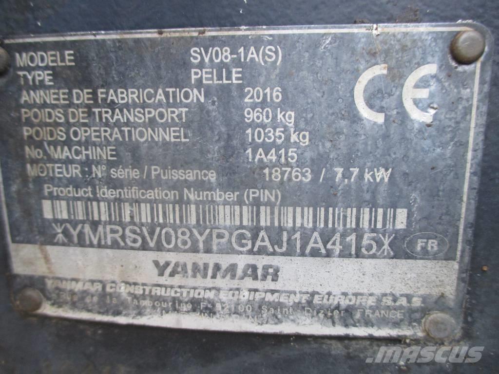 Yanmar SV 08-1 A Minikoparki