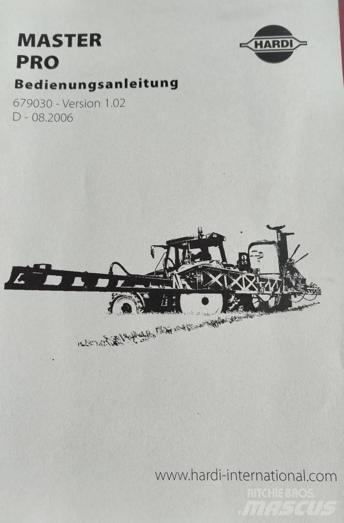 Hardi Master 1200 Zamontowane opryskiwacze