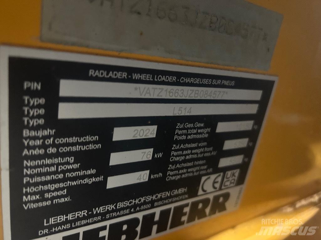 Liebherr L 514 Ładowarki kołowe
