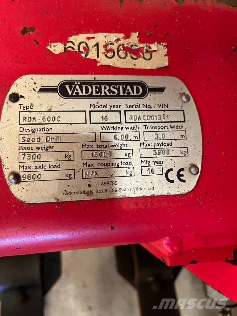 Väderstad RDA600 C Siewniki