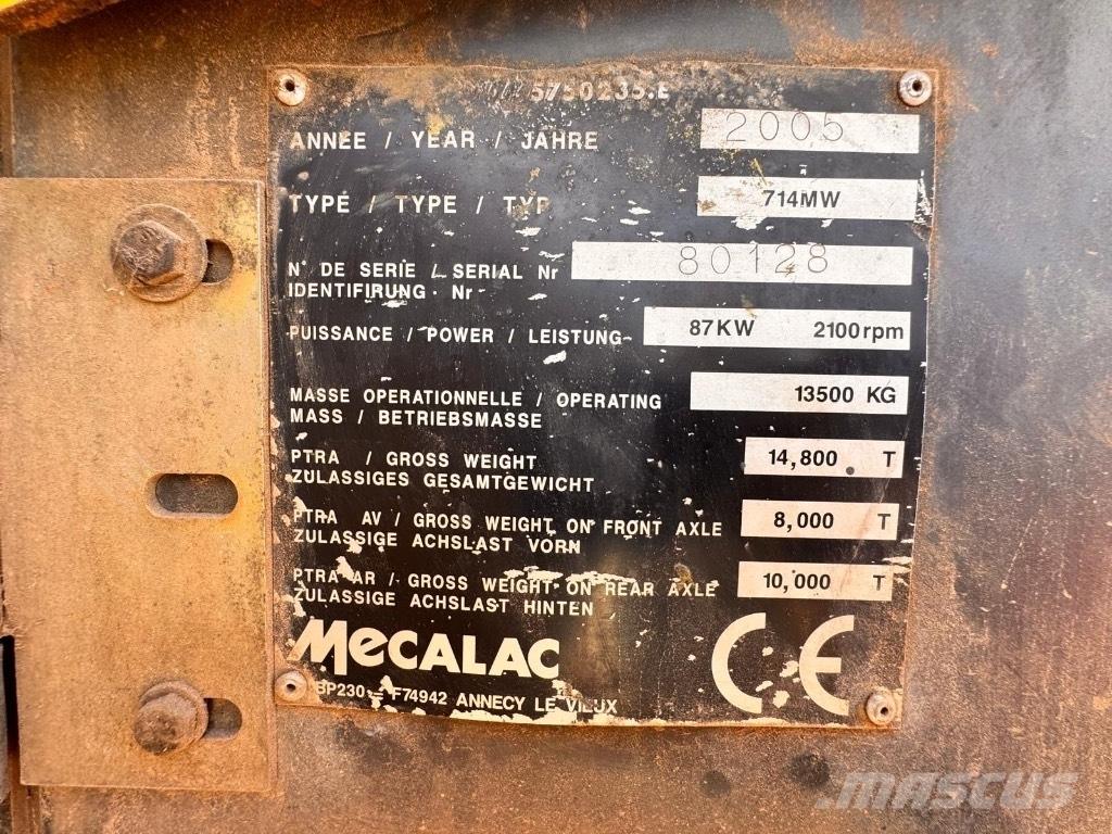 Mecalac 714 MW Koparki kołowe