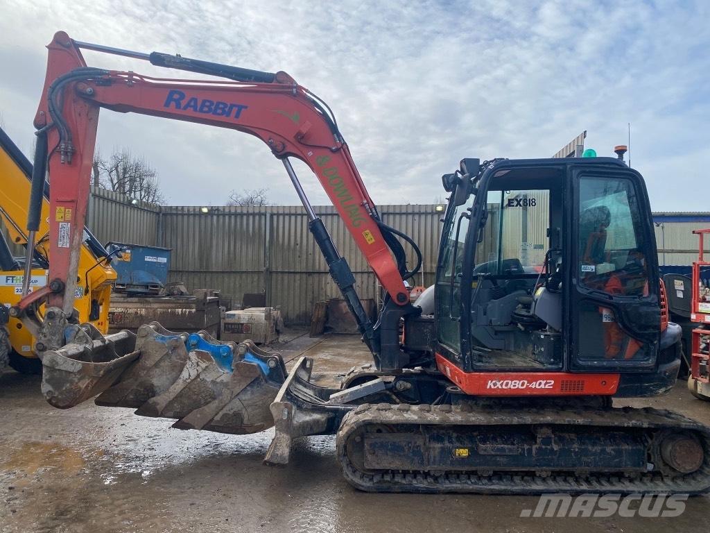Kubota KX 080-4 Midikoparki  7t - 12t