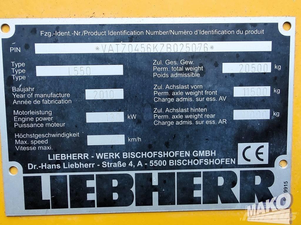 Liebherr L 550 Ładowarki kołowe