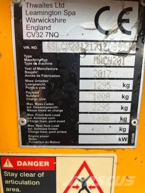 Thwaites Mach 201 Wozidła kolebkowe