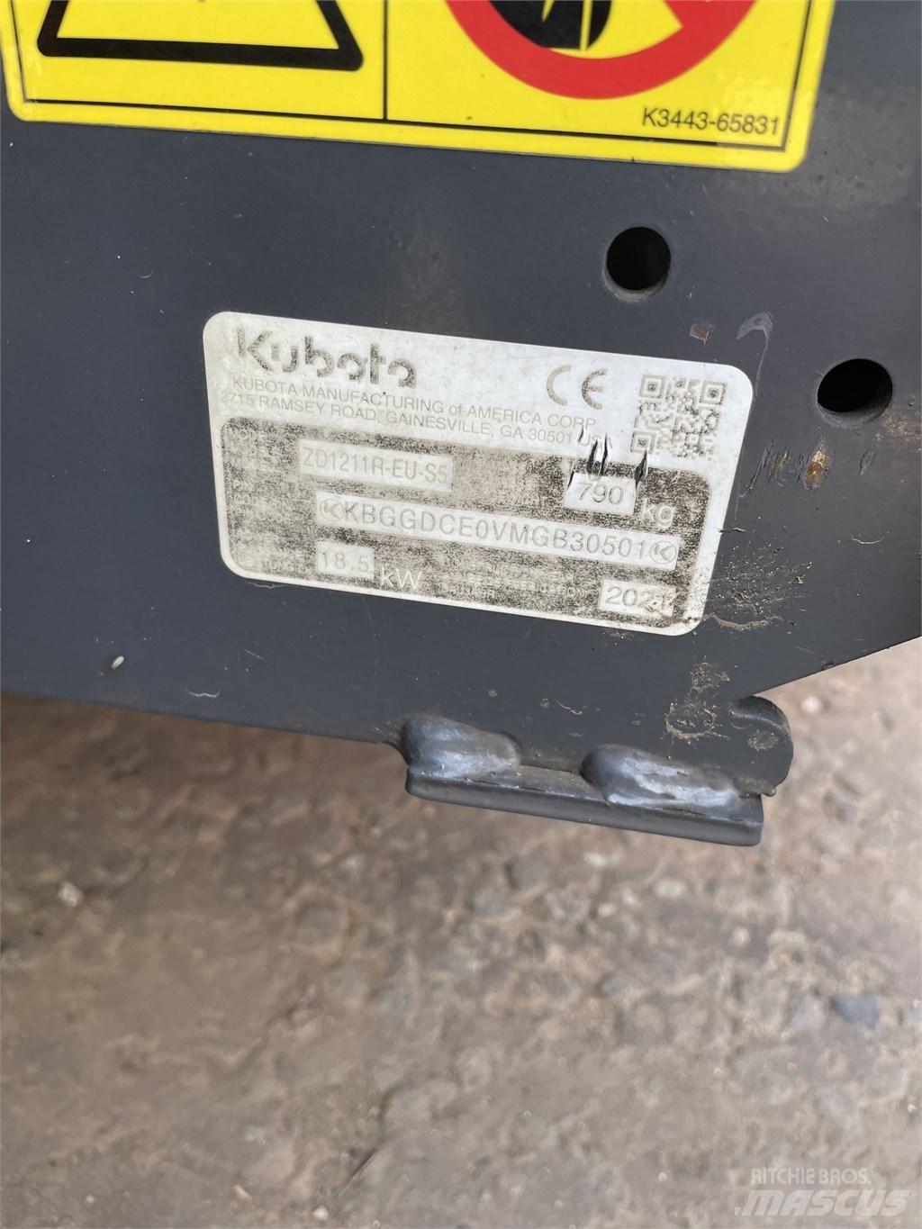 Kubota ZD 1211 Kosiarki ogrodowe