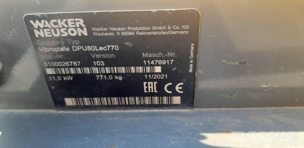 Wacker Neuson DPU 80 Ubijaki wibracyjne
