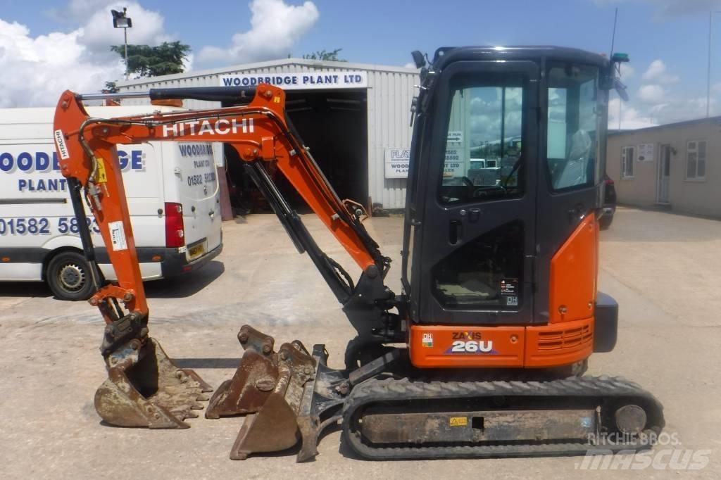 Hitachi ZX 26 U-6 Minikoparki
