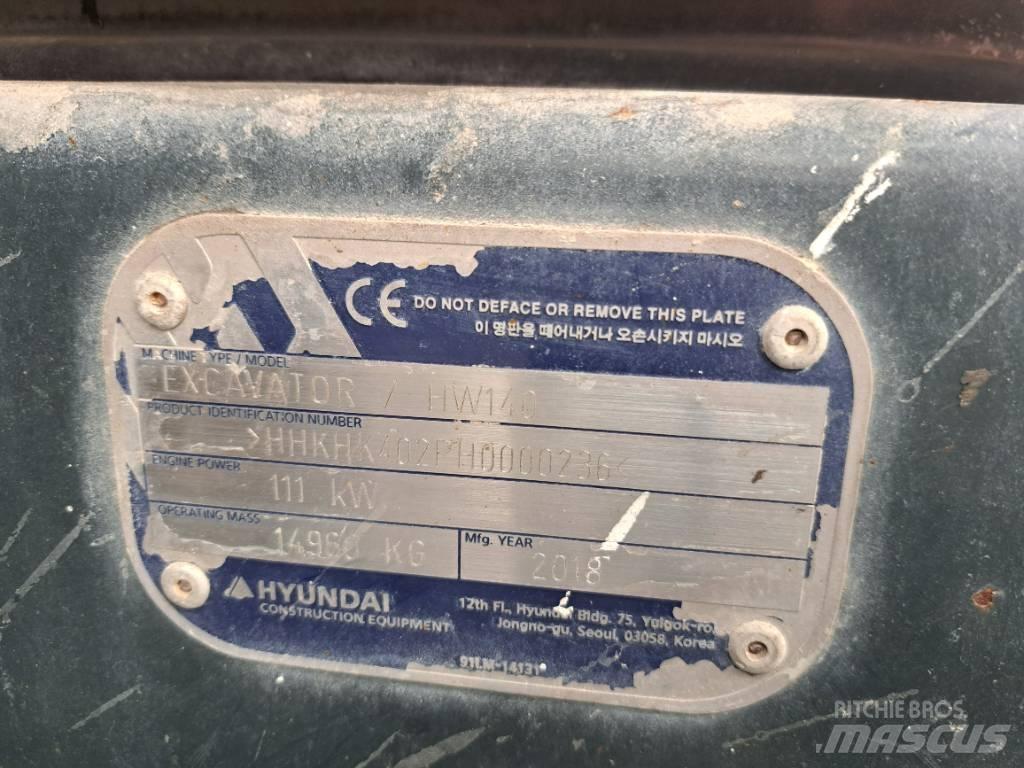 Hyundai HW140 Koparki kołowe