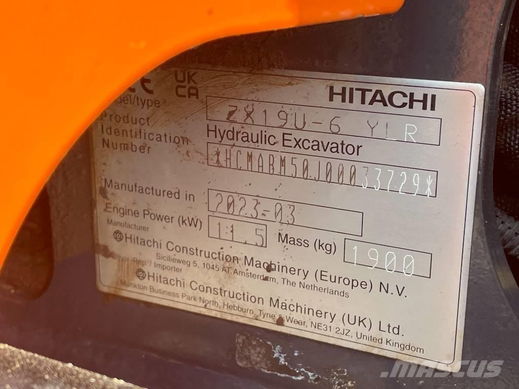 Hitachi ZX 19 U-6 Minikoparki