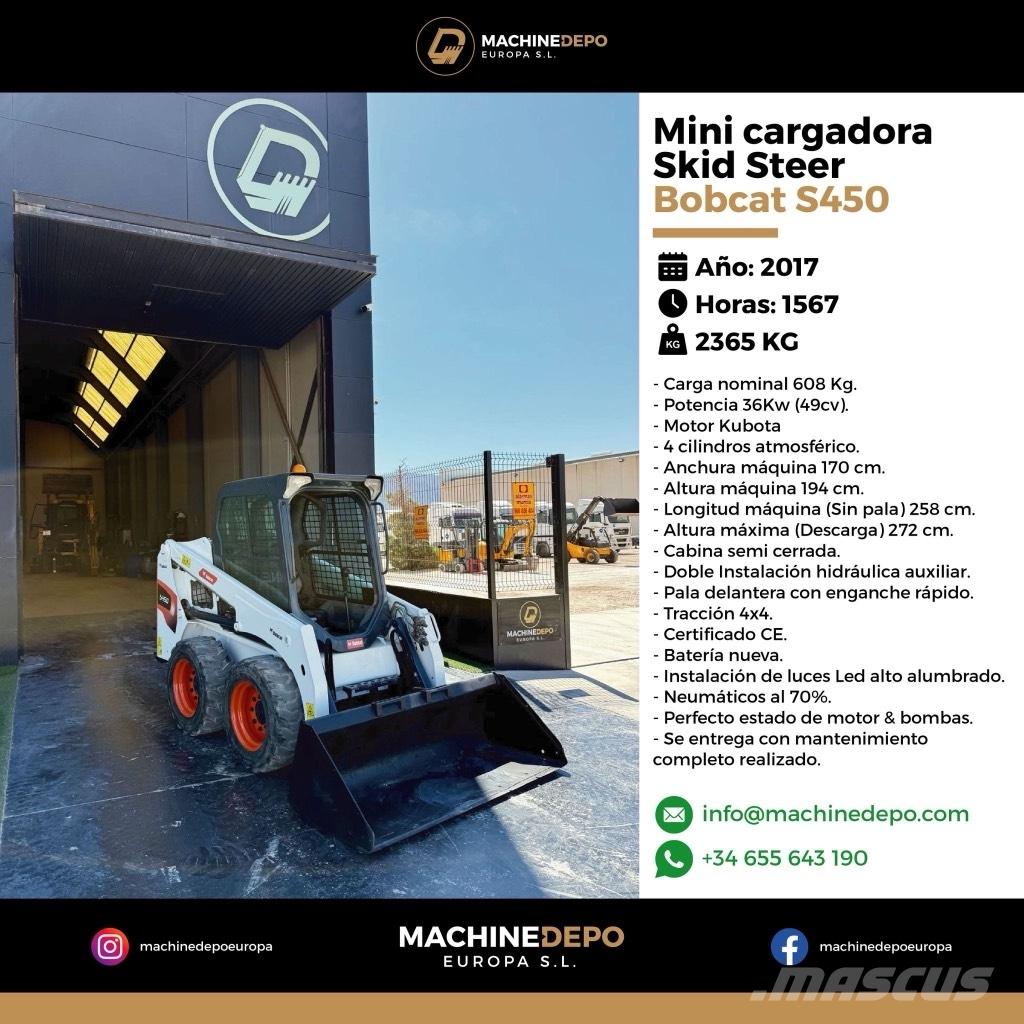Bobcat S 450 Ładowarki burtowe