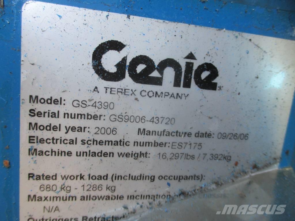 Genie GS 4390 RT Podnośniki nożycowe
