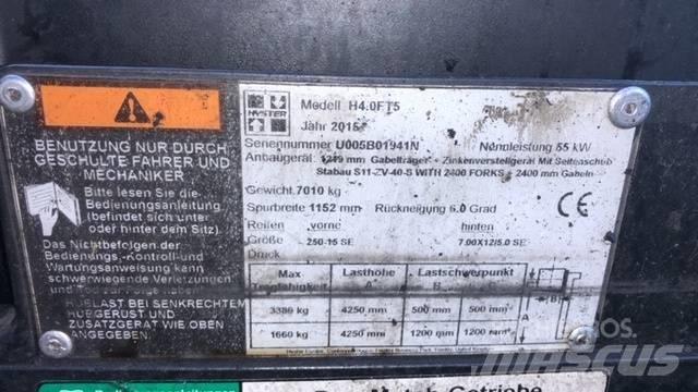 Hyster H 4.0 FT 5 Wózki Diesla