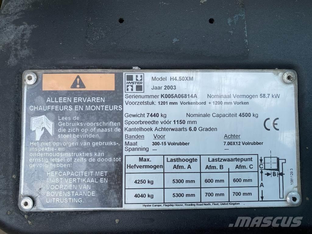 Hyster H4.50XM Wózki Diesla