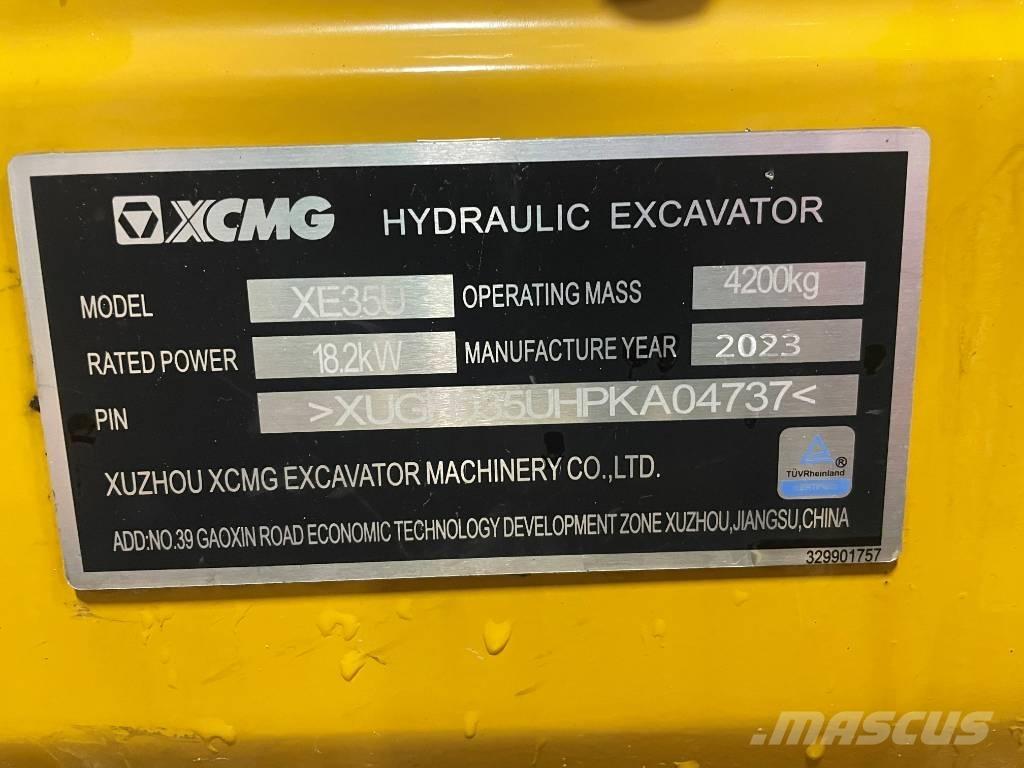 XCMG XE 35 U Minikoparki