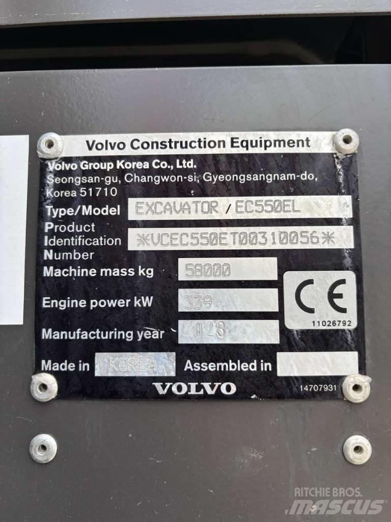 Volvo EC550EL Koparki gąsienicowe